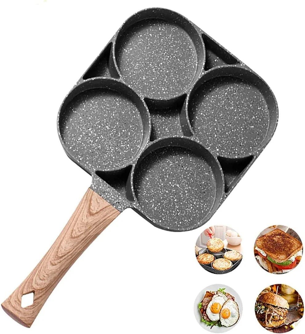 SARTÉN 4 PUESTOS ¡COCINA VARIOS ALIMENTOS AL TIEMPO! - ENVÍO GRATIS - GoMart!