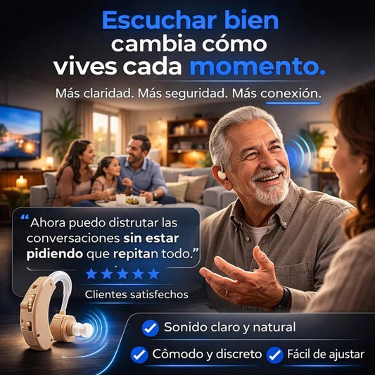Amplificador de Sonido 🔊 Recupera la Claridad Auditiva - Producto Original - GoMart!