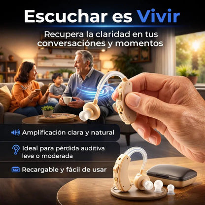 Amplificador de Sonido 🔊 Recupera la Claridad Auditiva - Producto Original - GoMart!