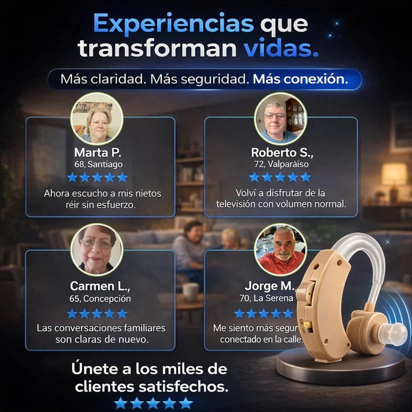 Amplificador de Sonido 🔊 Recupera la Claridad Auditiva - Producto Original - GoMart!