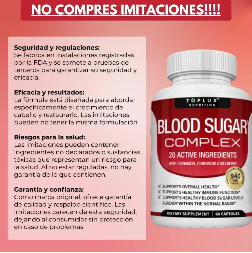 Blood Sugar Complex® - Estabiliza el Azúcar en la Sangre - GoMart!