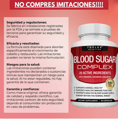 Blood Sugar Complex® - Estabiliza el Azúcar en la Sangre - GoMart!