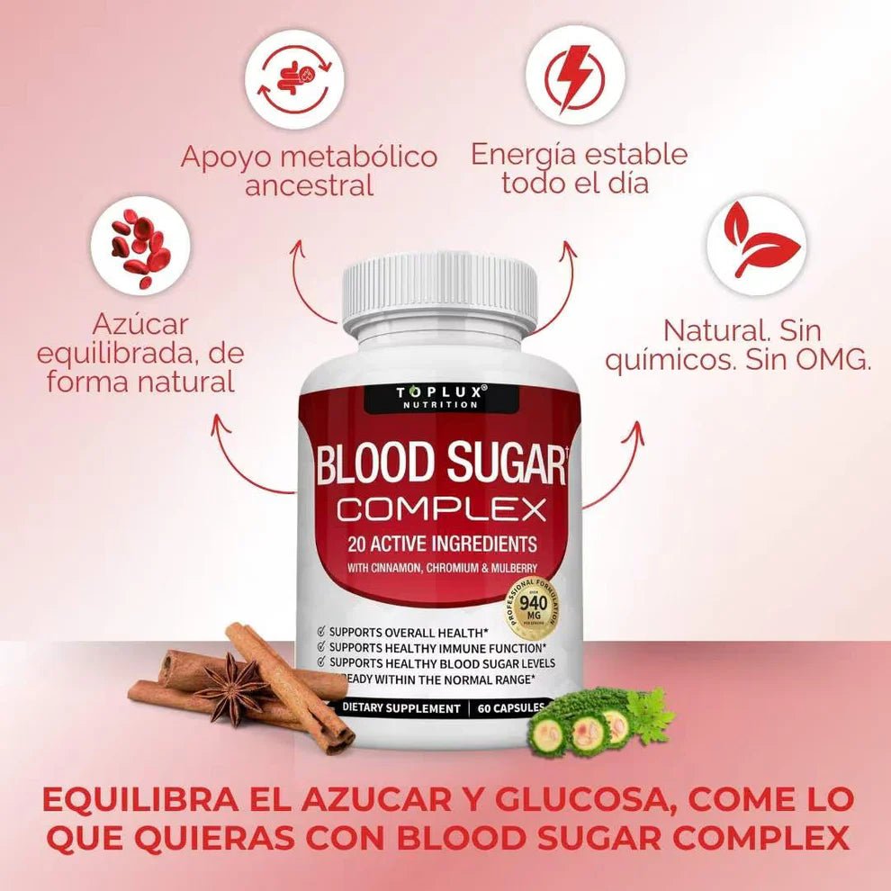 Blood Sugar Complex® - Estabiliza el Azúcar en la Sangre - GoMart!