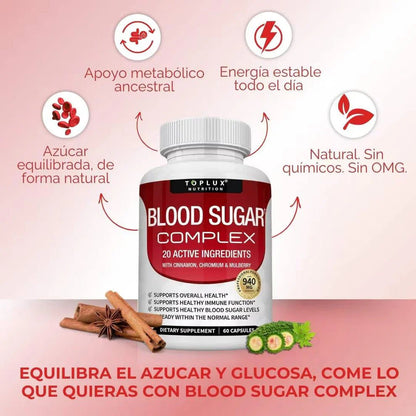 Blood Sugar Complex® - Estabiliza el Azúcar en la Sangre - GoMart!