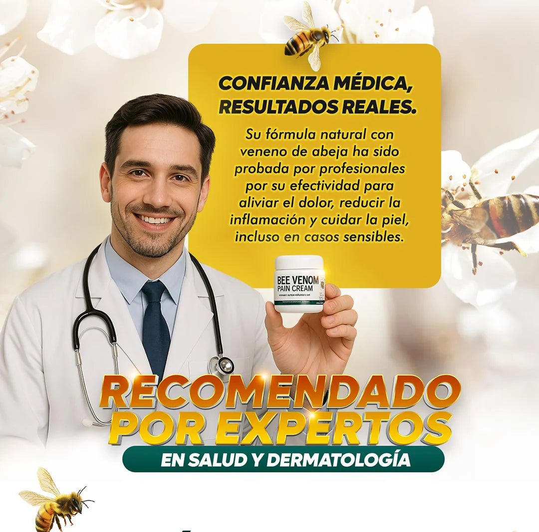 Crema de Veneno de Abeja – Alivio Instantáneo del Dolor (Producto Original) - GoMart!
