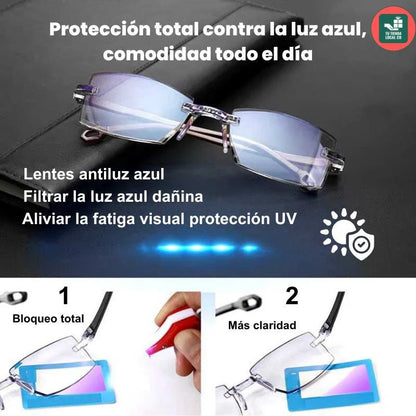 GAFAS MULTIFOCALES INTELIGENTES CON ZOOM AUTOMÁTICO, PROTECIÓN DE LUZ AZUL Y EFECTO FOTOCROMÁTICO - GoMart!