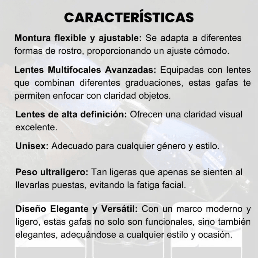 LENTES SMART ZOOM: VISIÓN NÍTIDA SIN ESFUERZO MEDIDA UNIVERSAL - GoMart!