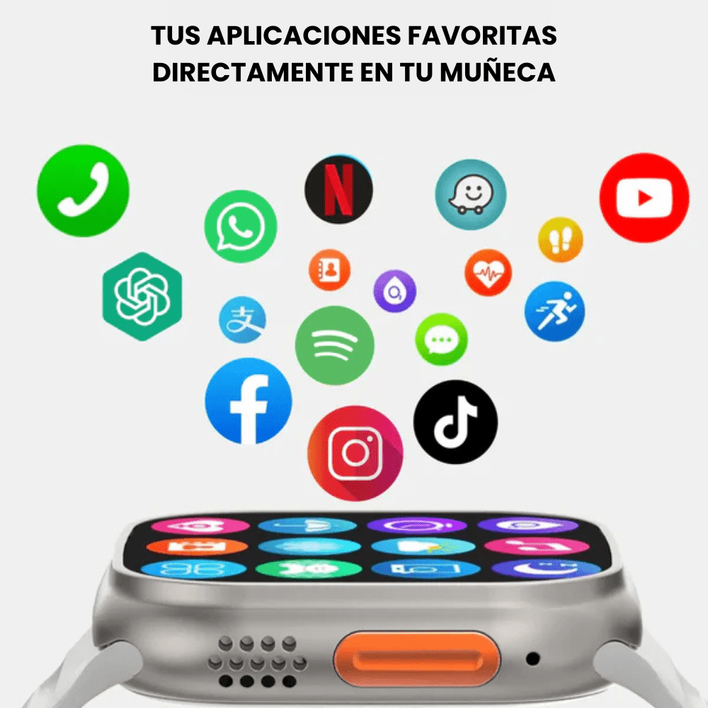 POWER WATCH 5G™ RELOJ INTELIGENTE - TEN UN MINI CELULAR EN TU MUÑECA + FUNCIONES EXCLUSIVAS DE CONTROL DE SALUD - GoMart!