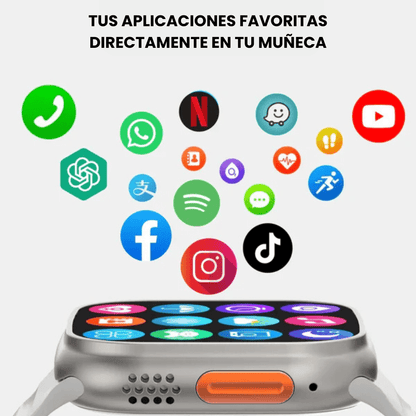 POWER WATCH 5G™ RELOJ INTELIGENTE - TEN UN MINI CELULAR EN TU MUÑECA + FUNCIONES EXCLUSIVAS DE CONTROL DE SALUD - GoMart!