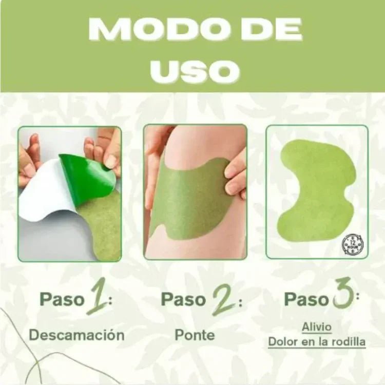 ReliefPatch® - Pack de Parches para Rodillas (COMPRA 1 LLEVA 2) - GoMart!
