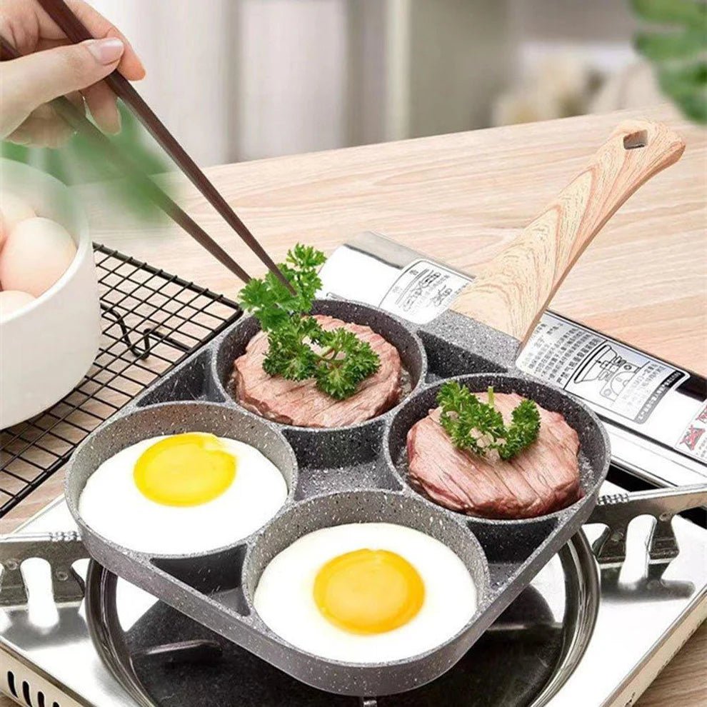 SARTÉN 4 PUESTOS ¡COCINA VARIOS ALIMENTOS AL TIEMPO! - ENVÍO GRATIS - GoMart!