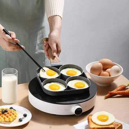 SARTÉN 4 PUESTOS ¡COCINA VARIOS ALIMENTOS AL TIEMPO! - ENVÍO GRATIS - GoMart!